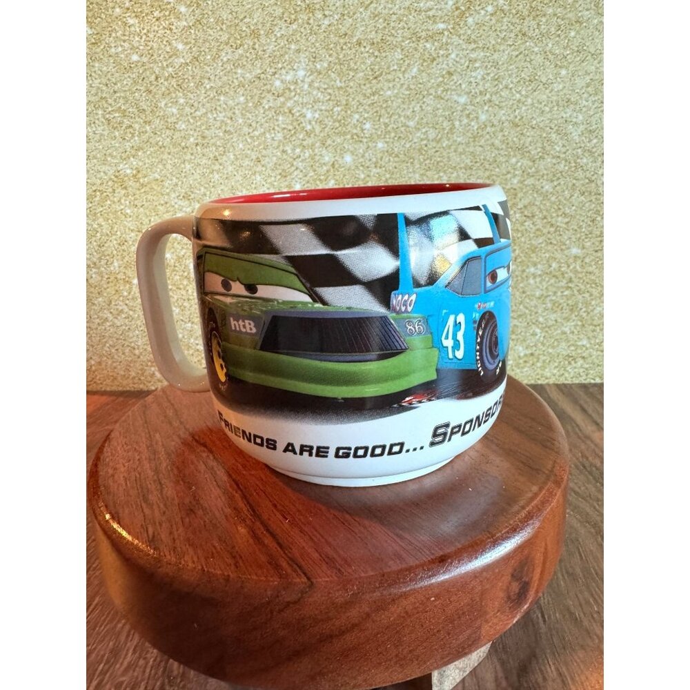 Disney Pixar Cars Mug – “Friends Are Good… Sponsors Are Better” – Disney Store